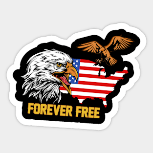 Forever Free Sticker